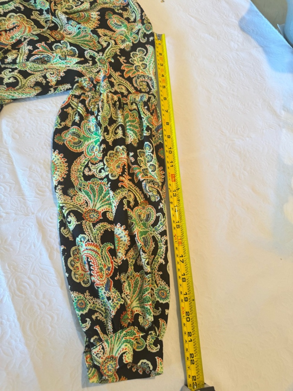 ✨ Rose & Olive Printed Blouse – Effortless Elegance - Picture 6 of 8